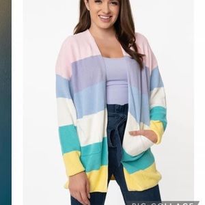 Unique vintage one size cardigan nwt